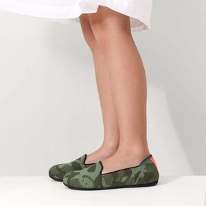 Rothy's kids Olive Camouflage Slip-On Shoes